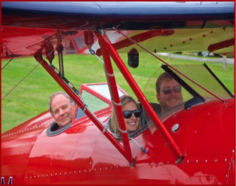 happy biplane customers